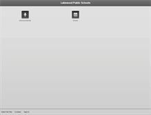 Tablet Screenshot of lakewoodps.org